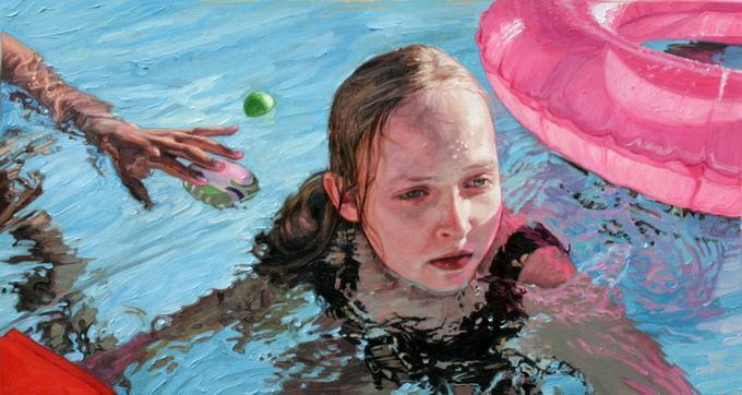 Гиперреалистичные картины детей Лауры Сандерс,прикольные картинки,приколы